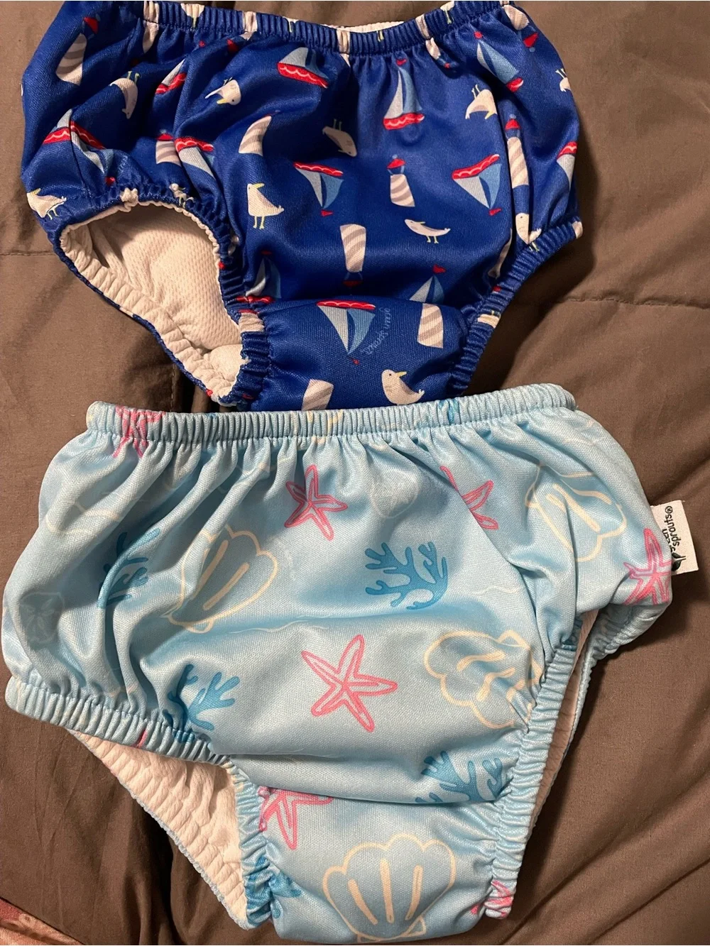 2 Baby Washable Swim Diaper Bathing Suit Pull Up Pants 12 & 24 Months kids